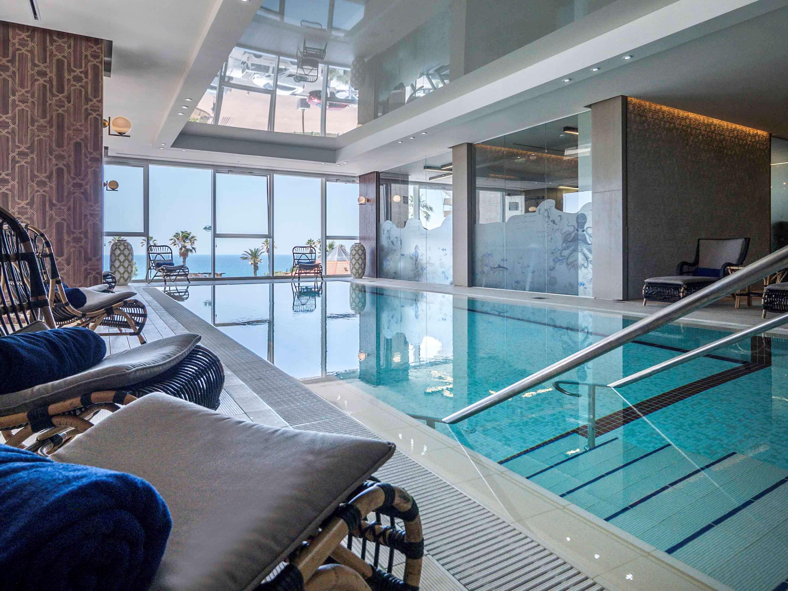 David Tower Hotel Netanya By Prima Hotels - 16 Years Plus Ngoại thất bức ảnh The pool at the hotel