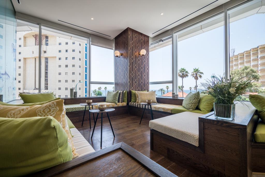 David Tower Hotel Netanya By Prima Hotels - 16 Years Plus Ngoại thất bức ảnh The Sky Lounge
