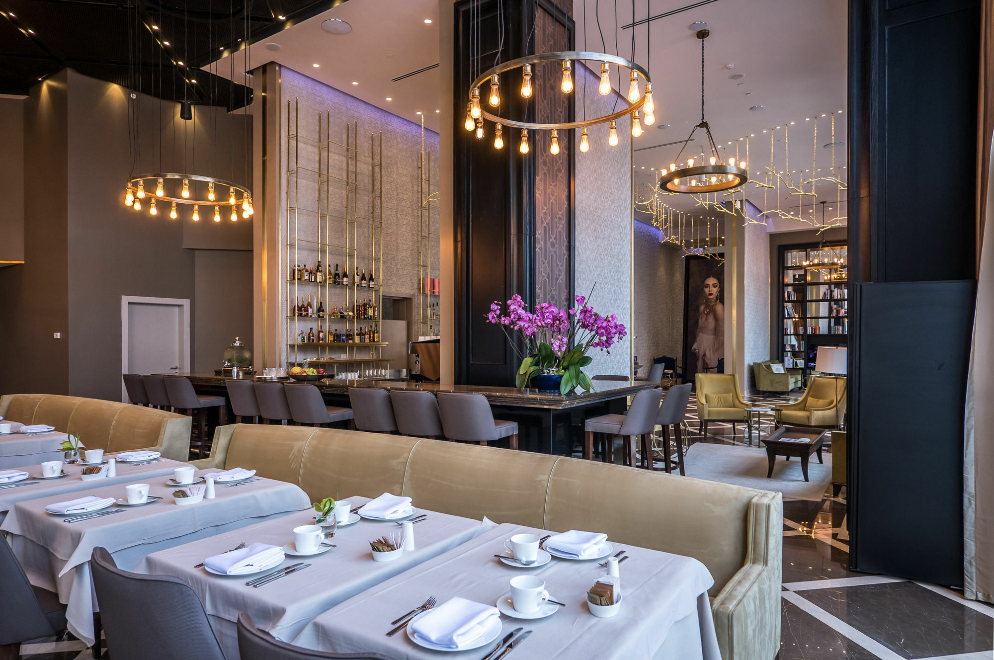 David Tower Hotel Netanya By Prima Hotels - 16 Years Plus Ngoại thất bức ảnh The interior of the restaurant